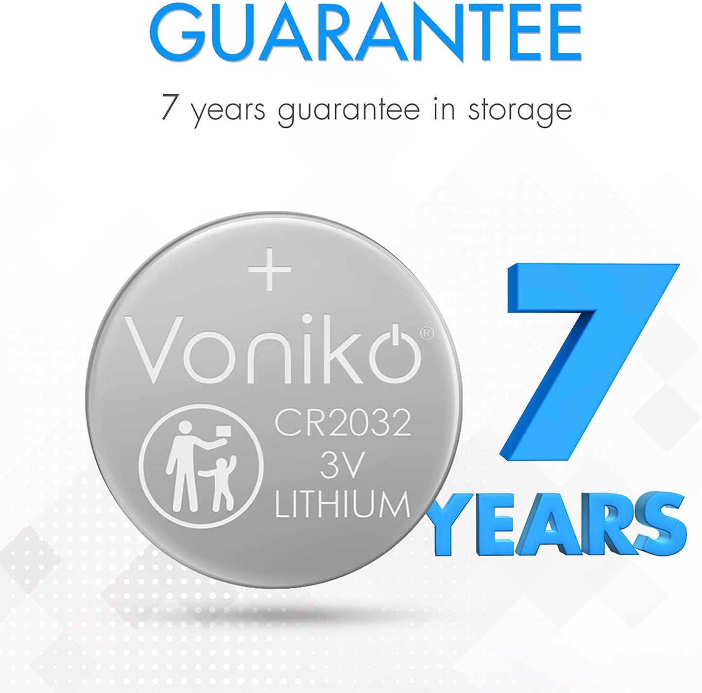 6-Pack CR2032 3V Lithium Button Coin Battery