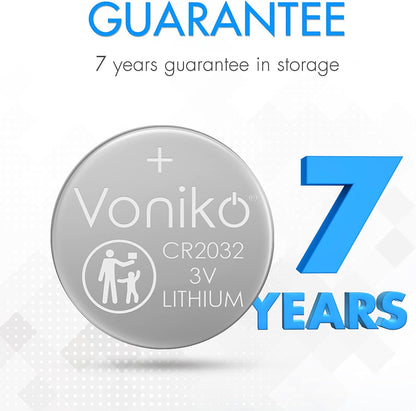 6-Pack CR2032 3V Lithium Button Coin Battery