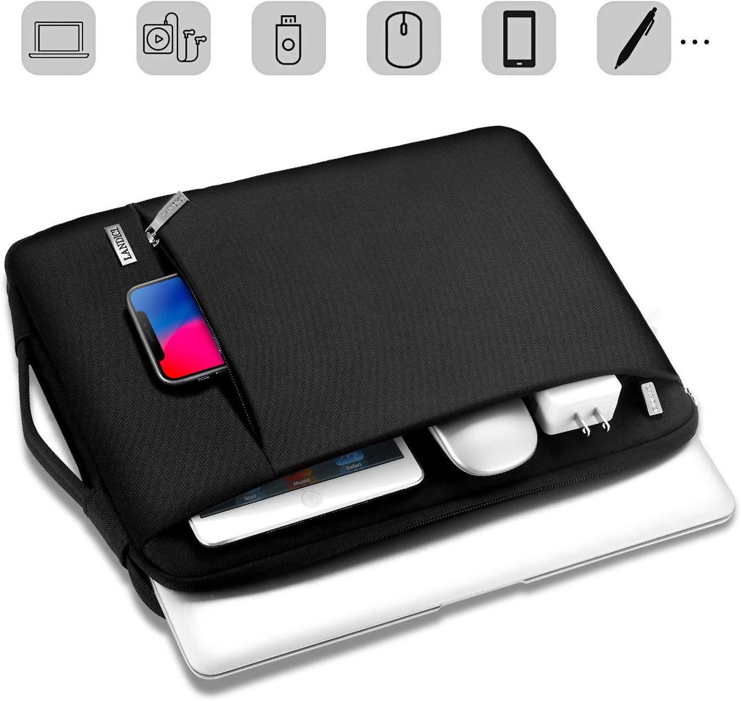 Slim 12-12.9 Laptop Sleeve for iPad Surface MacBook
