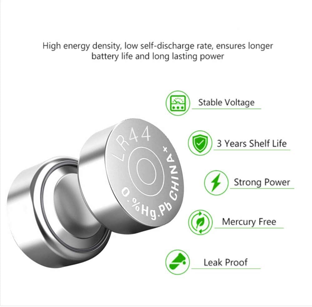 30-Pack LR44 AG13 357 A76 1.5V Button Coin Cell Battery