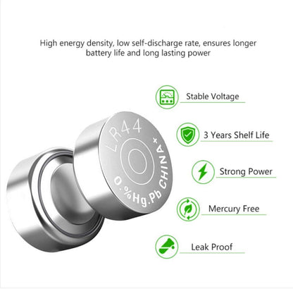 30-Pack LR44 AG13 357 A76 1.5V Button Coin Cell Battery