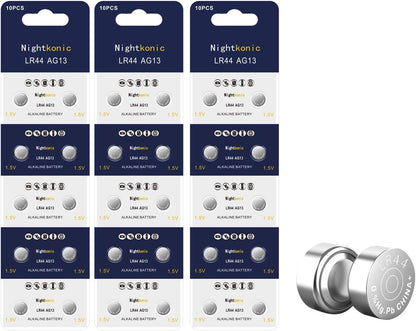 30-Pack LR44 AG13 357 A76 1.5V Button Coin Cell Battery