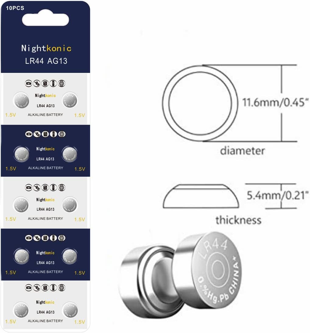 30-Pack LR44 AG13 357 A76 1.5V Button Coin Cell Battery