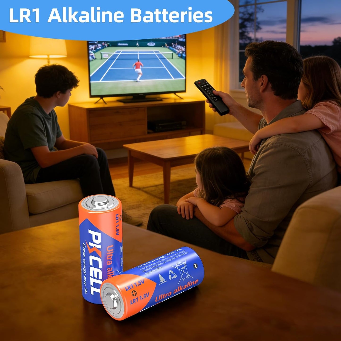 5-Pack LR1 N Size 1.5V Alkaline Battery MN9100 E90