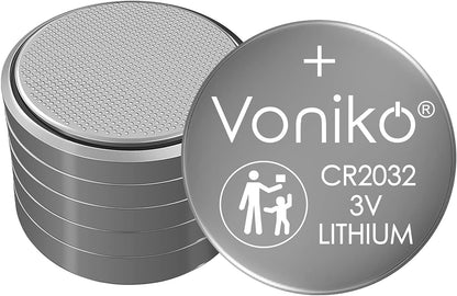 6-Pack CR2032 3V Lithium Button Coin Battery