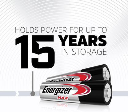AA Batteries Max Double a Battery Alkaline 24 Count