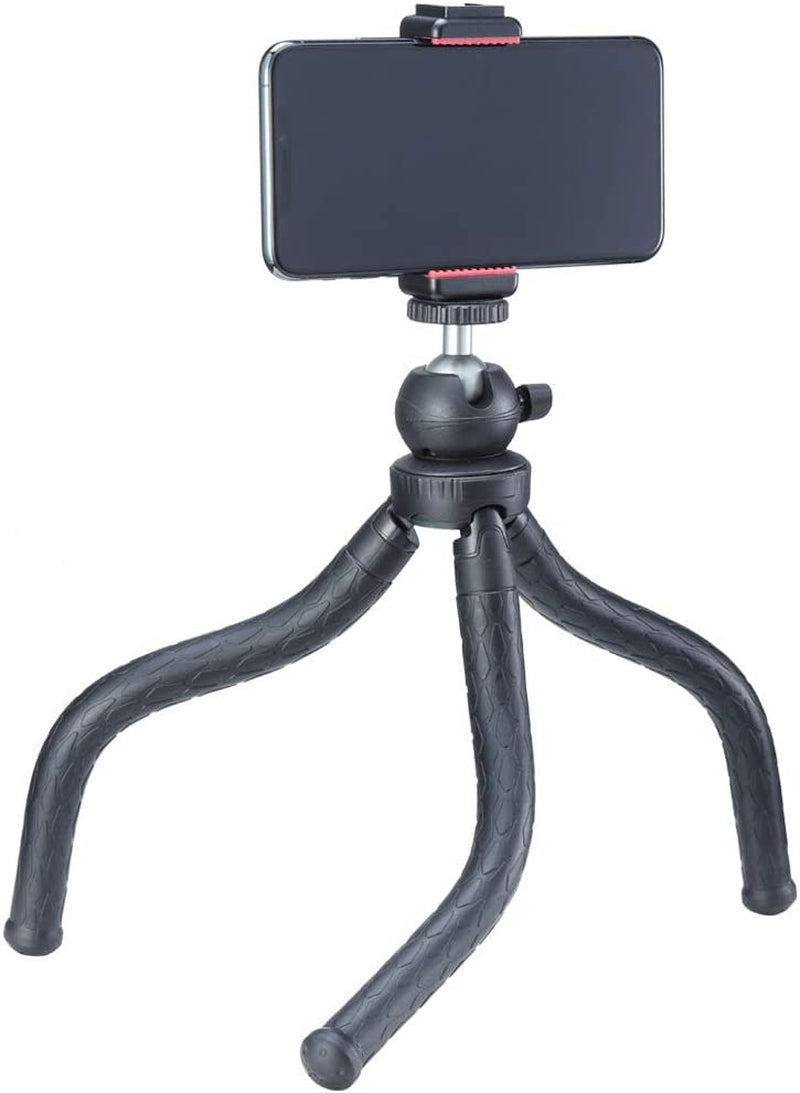 ST-07 Phone Tripod Mount with Cold Shoe for iPhone Samsung