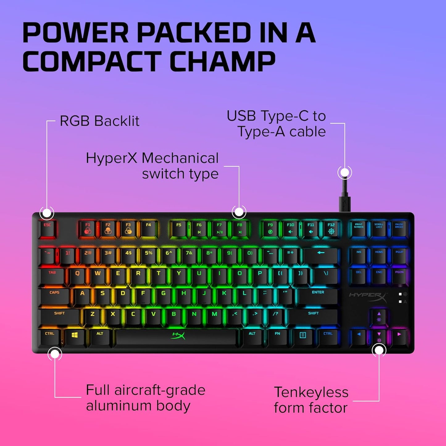 Alloy Origins Core RGB TKL Mechanical Gaming Keyboard